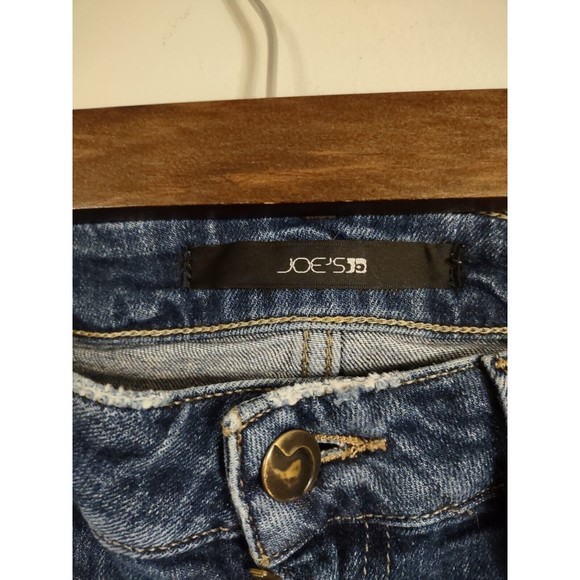 Joe's Women's Jeans Size 27 Ankle Raw Hem Straight Distressed Destroyed Hi Rise - Picture 4 of 8